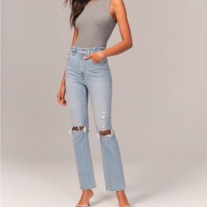 Ultra High Rise Ankle Straight Jeans size 26 regular length